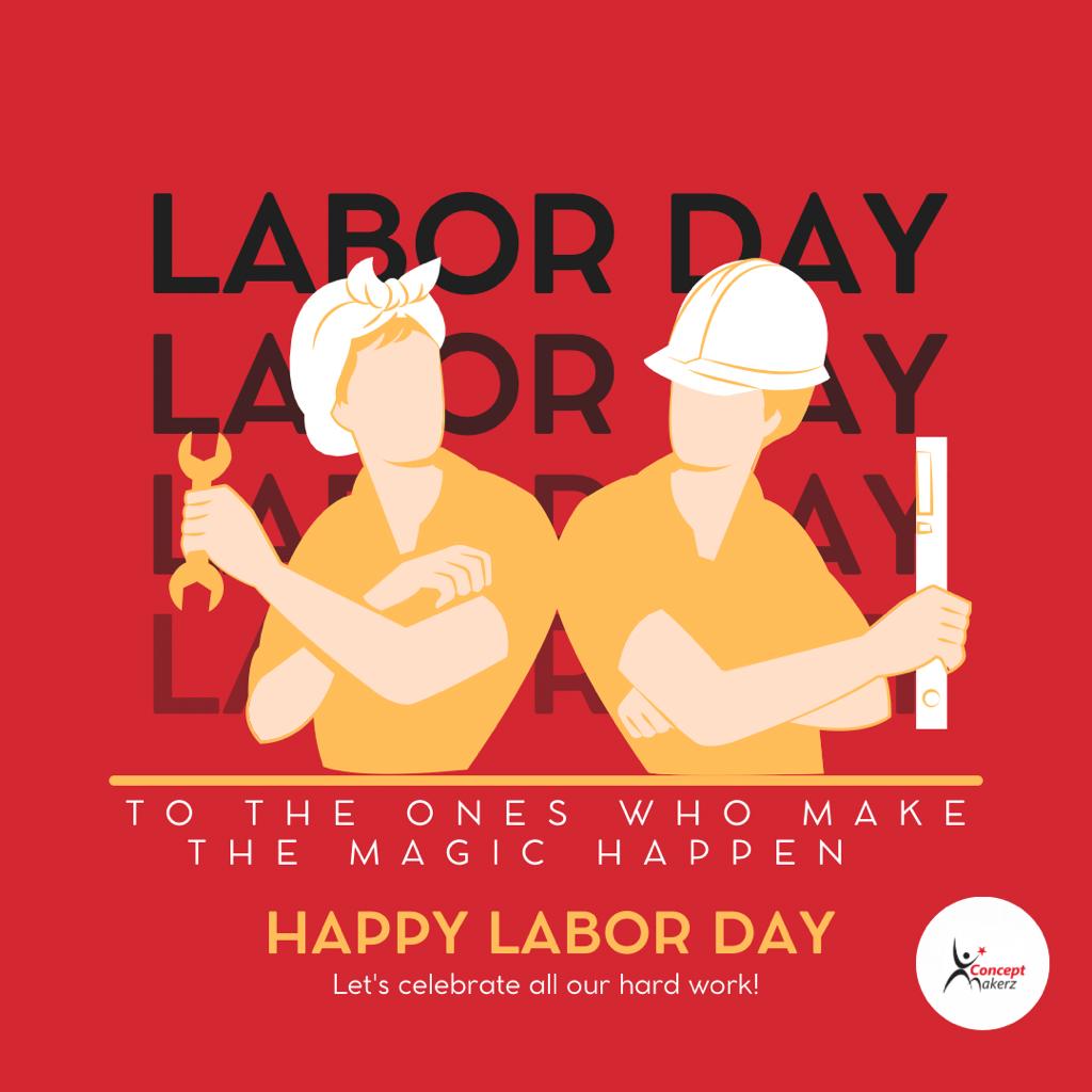 concept_makerz's tweet photo. Cheers to the workers who build our exhibits and stalls, and the labor of love that goes into creating memorable experiences. Happy Labour Day from Concept Makerz. https://t.co/wVbrqSd7cM