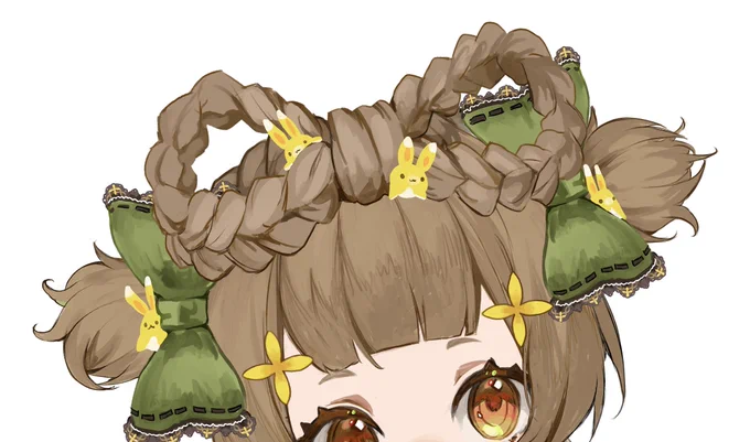 今描いてるよよちゃもついでにあげちゃお!原神とスターレイルで時間消えてて進まないの