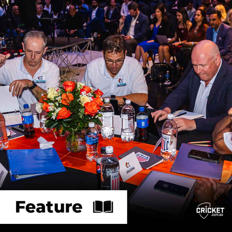 cricketcomau's tweet photo. Some of Australian cricket's most influential figures have been calling the shots ahead of the USA's new T20 league launching in July, writes @jackpayn 🇺🇸