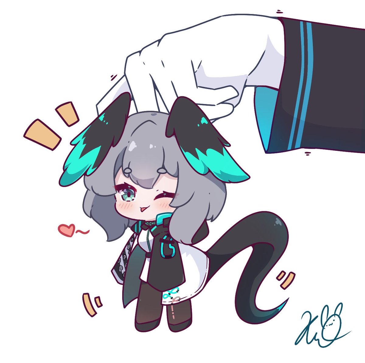 「Like I promised, here accept this smol s」|KuroTofu || Just a Trashのイラスト