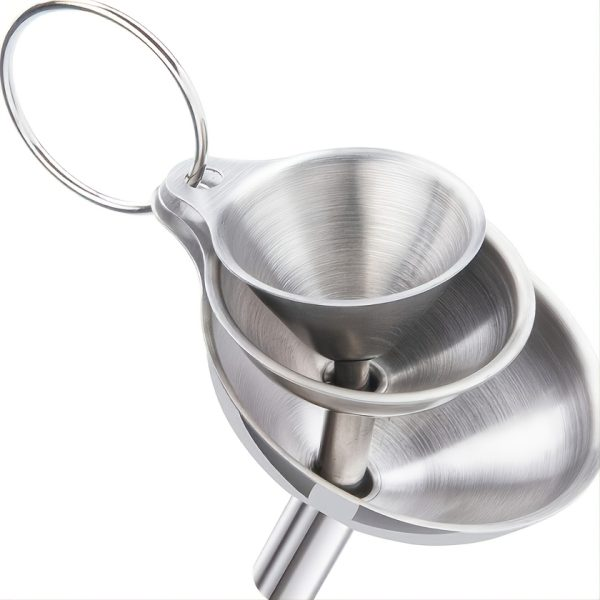 Upgrade your kitchen with the 5pcs Set Stainless Steel Large Caliber Kitchen Oil Funnel, Large and Small Wine Drains, and Wine Whisks from Huge Frogs! 📷📷
#KitchenTools #StainlessSteel #WineAccessories #CookingUtensils #HomeCooking