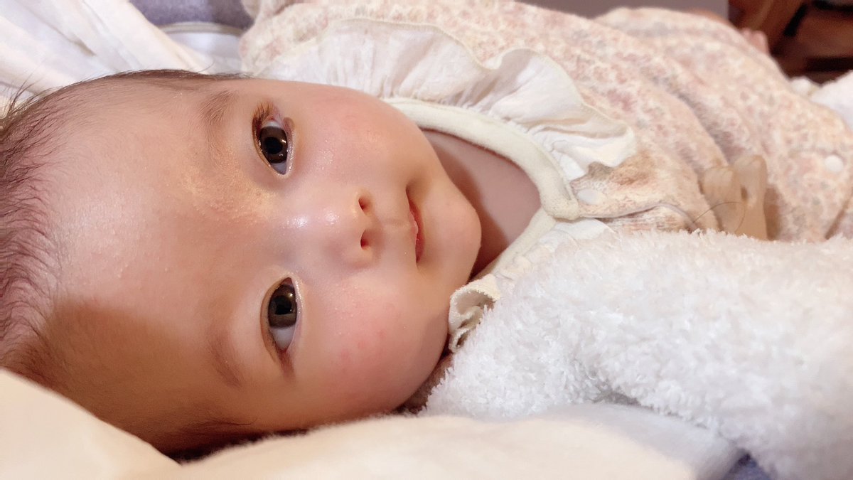justy_now's tweet photo. 娘産まれましたー♪
じゃす子です♡ https://t.co/heUZY1d780