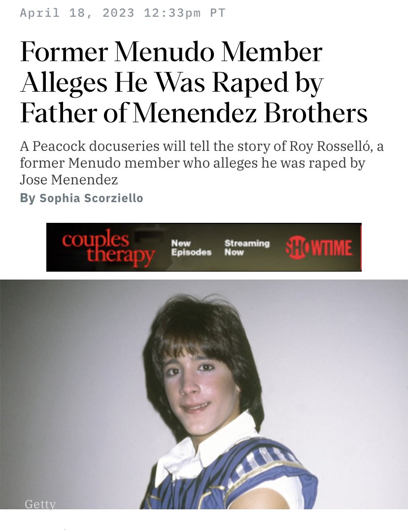 Whoa!!! This is so big news. Will this play a role in freeing the Menéndez brothers?!