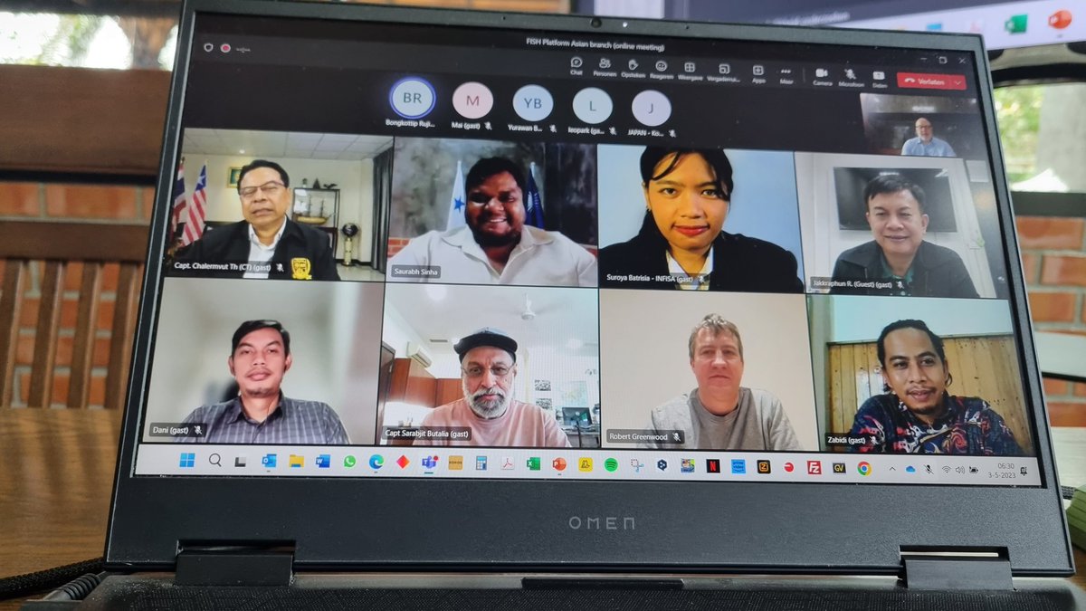 FISHplatform's tweet photo. Wednesday, 3 May 2023 is a great day, as the #FISHplatform Asian branch started its first meeting. Key players on #health and #safety in the #fishing industry from India, Indonesia, Japan, Republic of Korea, Thailand, Taiwan and Vietnam collaborate to improve safety of #fishers. https://t.co/LrUbL8w5lB