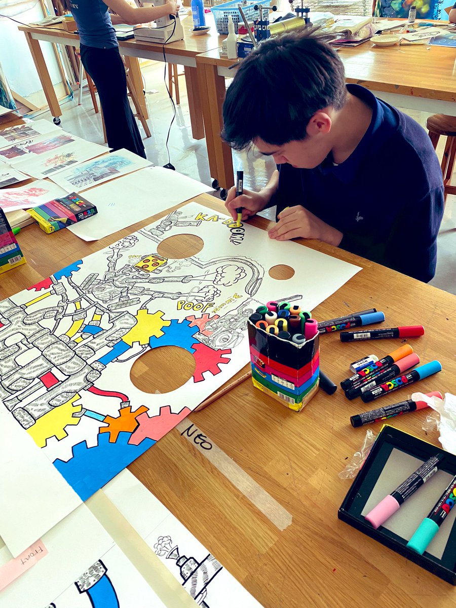The art A Level exam in full swing today! Best of luck to all…<a href="/BST_Tokyo/">The British School in Tokyo</a>