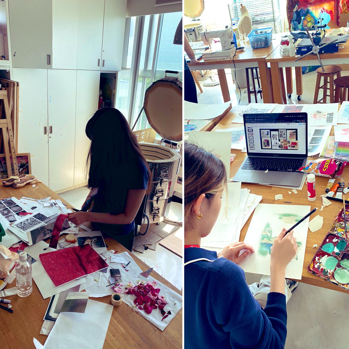 BST_Secondary's tweet photo. The art A Level exam in full swing today! Best of luck to all…@BST_Tokyo https://t.co/jIjb7R3JSl