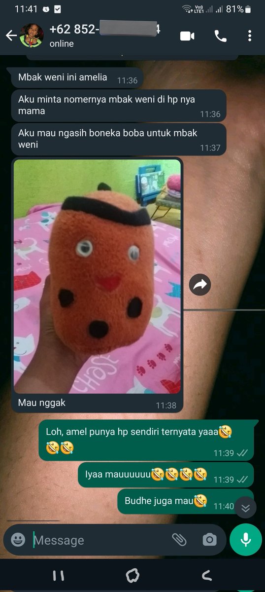 offc0ursedone's tweet photo. Baru kelas 1 SD, tapi kalau ngeWA sopan banget😘. 
Good attitude.. https://t.co/uuHcz7fxyb