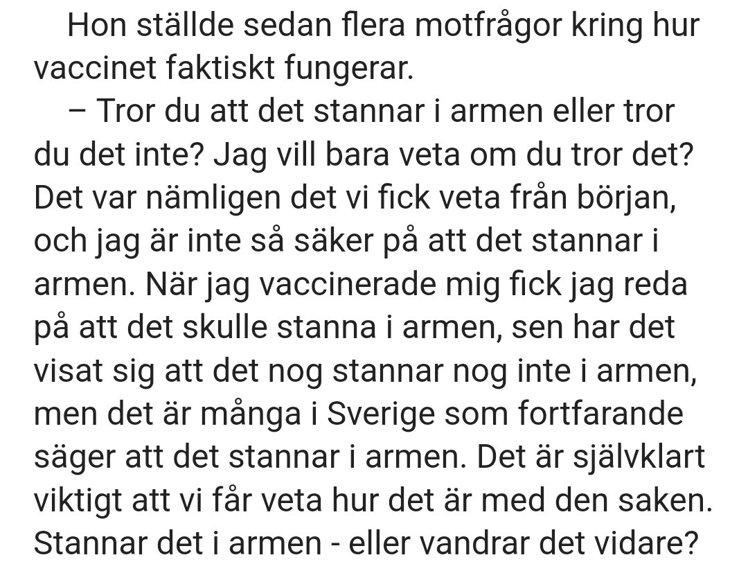 Det var lätt att missa bland allt annat galet Widding kläckte ur sig bara under tiden i SD, men det här citatet är verkligen