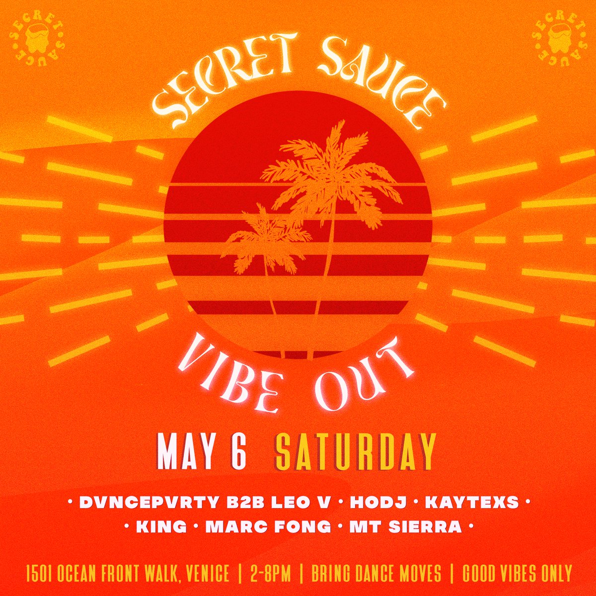 SecretSauceEvnt's tweet photo. House music and dance parties belong at Venice Beach 🏝️ https://t.co/F5wthM4FBq