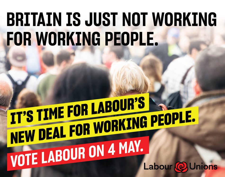 🌹Tomorrow on Thursday 4 May, use your vote to back hard working Labour Councillors who will fight for you and your community.

✊Whether you’re a seasoned campaigner or a first time volunteer, join a campaign event near you!   
events.labour.org.uk