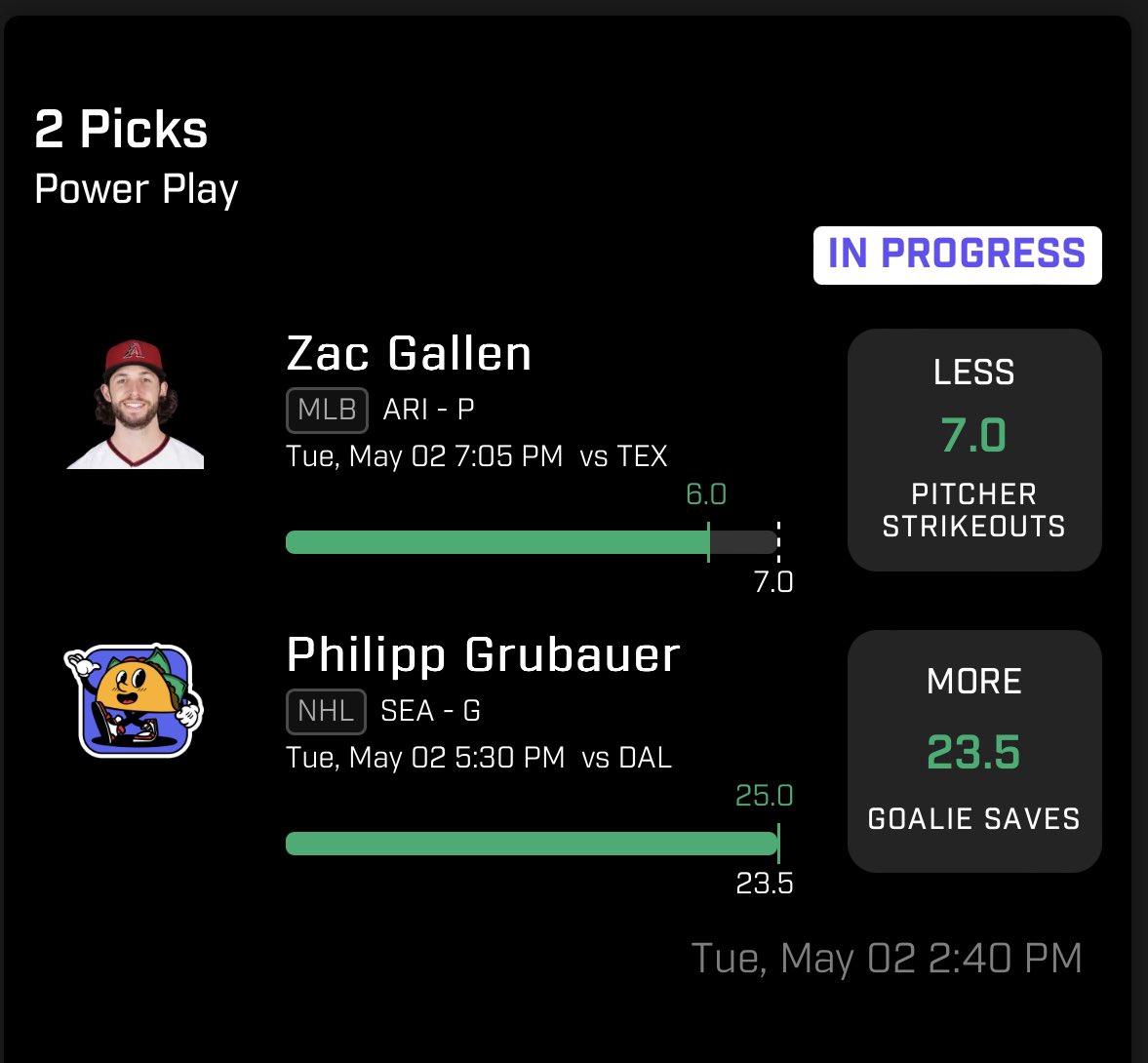PlayerPropPlay's tweet image. Taco🌮 Pairs✅💰 Join The @ThanosLeakPicks Discord For More Mods Plays For Only $5 A MONTH!!

Link in Bio

#PrizePicksNBA #PrizePicks #PlayerProps  #GamblingTwitter #NBAPicks #MLB #MLBPicks #Fliff #UnderdogFantasy #NHL #NHLPicks #DFS