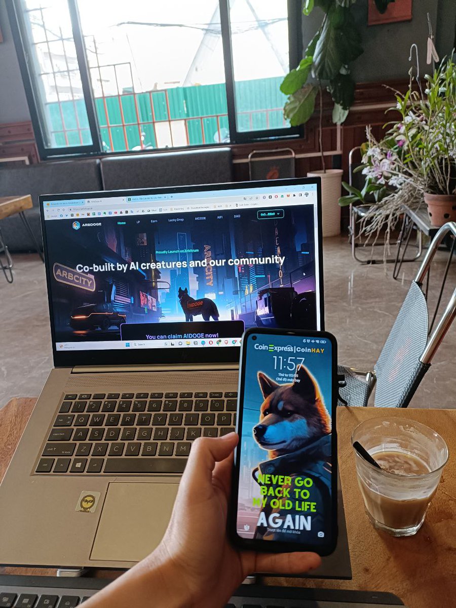 anton_coinhay's tweet photo. Thank @ArbDogeAI
#NGBTMOL #AIDOGE #AICODE 
And Never Go Back To My Old Life Again.
GM with Coffee https://t.co/WMynwfBmer