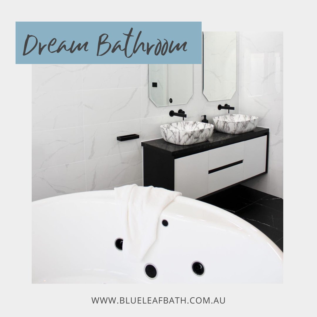 BlueLeafBath's tweet image. Does your dream bathroom have a spa? It's just that extra touch of luxury in your space.
We totally love this Orion round Spa bath from Decina Bathware, it just completes the look from @hunter_bathrooms

#spabath #dreambathroom #marblebathroom