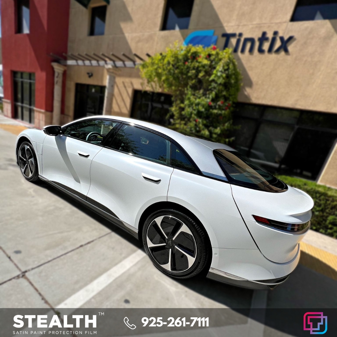 🚨 We just installed @XPEL Stealth PPF on this 2023 Lucid Air😎

safeguarding it from chips, scratches, and scuffs while giving it a modern matte or satin finish. 🎨 

Trust us for all your auto detailing needs! 

#XpelStealth #PPF #Tintix #BrentwoodCA