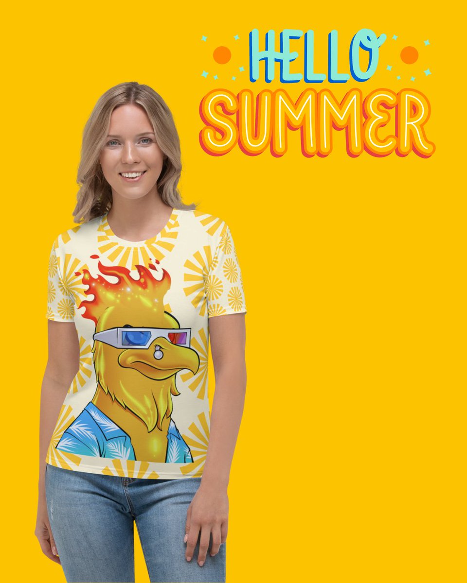 'Summer is just around the corner, and we've got the perfect way to beat the heat in style! 😎🐔

Check it out here 👉etsy.me/44lSOni

Our custom chicken-printed tees are a must-have for any summer wardrobe.💯🤩

#summer2023 #customchicken #tees #beatheheat