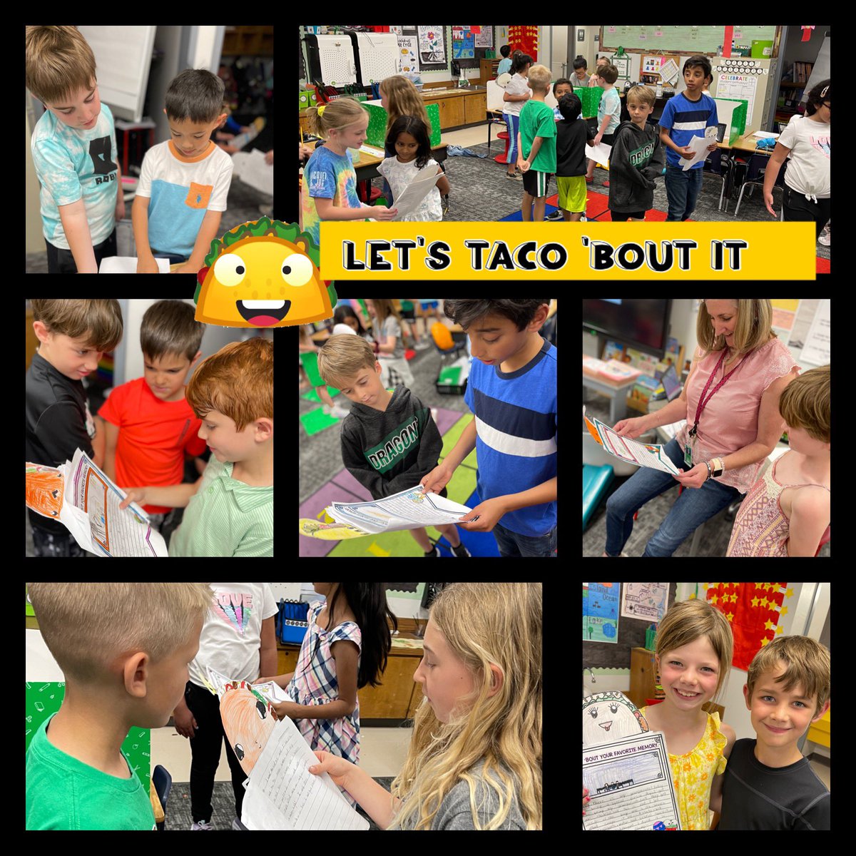 It’s Taco Tuesday so let’s Taco ‘ bout our favorite 2nd grade memory- sharing small moments writing with <a href="/Becker_1stGrade/">Ronda Becker</a> <a href="/Jack_D_Johnson/">Jack D. Johnson</a> #InspireExcellence