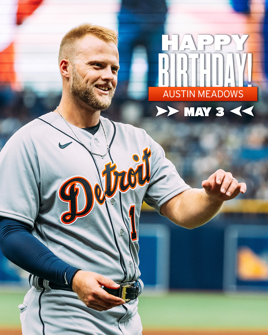 Detroit Tigers on X: Help us wish Austin Meadows a happy birthday! 🎈   / X