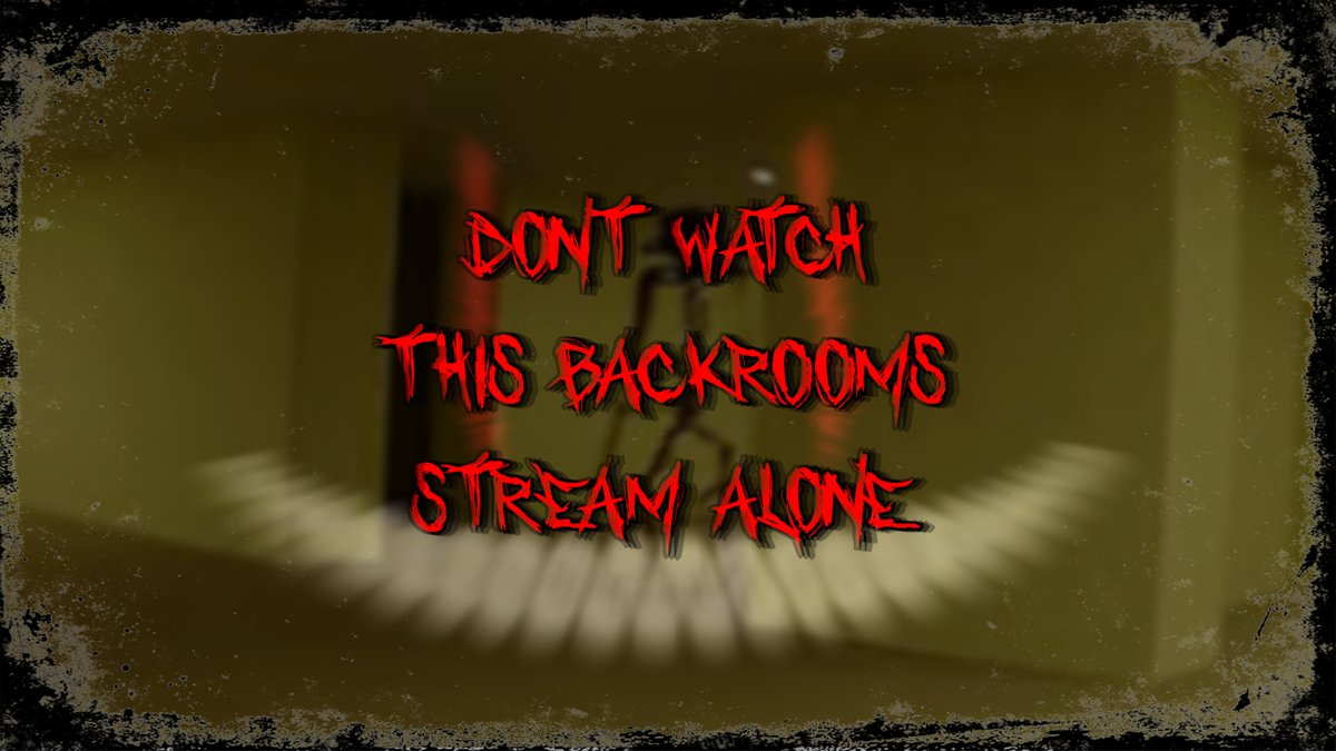 YT__Nightmare's tweet photo. Don't Watch This Stream Alone...
https://t.co/3W2mLViNQL
#backrooms #foundfootage #youtube https://t.co/BfPuG1ewpF