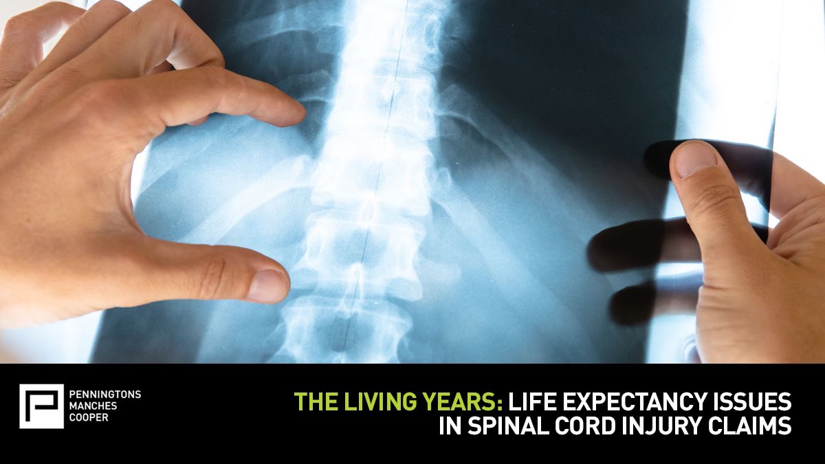 Penn_PIteam's tweet photo. The next article in our spinal cord injury series - on calculating a claimant’s projected losses by their life expectancy. 
@1WarrenCollins1 characteristically cuts through this divisive topic, between Claimants and Defendants, with sound advice.#sci 
https://t.co/sJ3oBQDTkM https://t.co/GnaIHLp9Kz