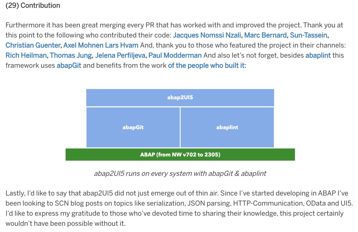 abap2UI5's tweet image. Why is #abap2UI5 running nearly everywhere? 🐎💨
because of the excellent open-source tooling provided by #abapGit and #abaplint, as well as the helpful #abap community members who offer their support
Thanks to you all!
Its always great to see PRs bringing the project forward!