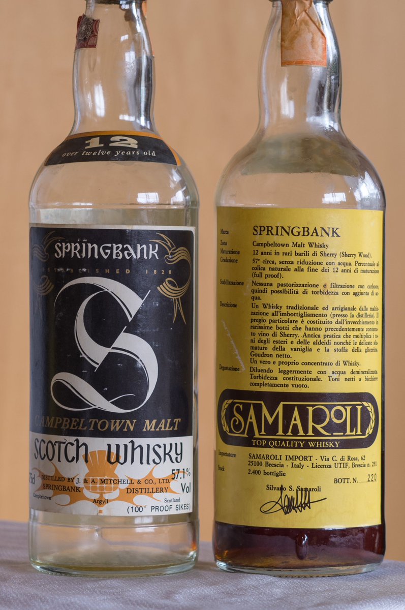 katt87's tweet photo. スプリングバンク #Springbank 12yo ‘100 Proof’ (57.1%, OB, 2400 Bts, early 1980’s, imp. Samaroli) c1982
#leica #whisky
Apo-Summicron 50mm F2 ASPH.
#samaroli https://t.co/19yaNmGKMv