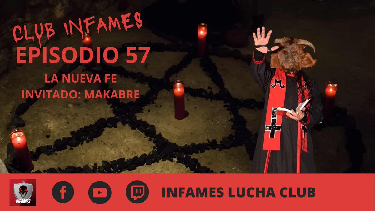 InfamesLuchaC's tweet photo. Listen to "club infames episodio 57 La nueva fe invitado: Makabre" by Infames Lucha Club. https://t.co/uEb3vpeFer 
#makabre #lanuevafe #luchalibre #cmll #zona23 https://t.co/i1kySf1ccy