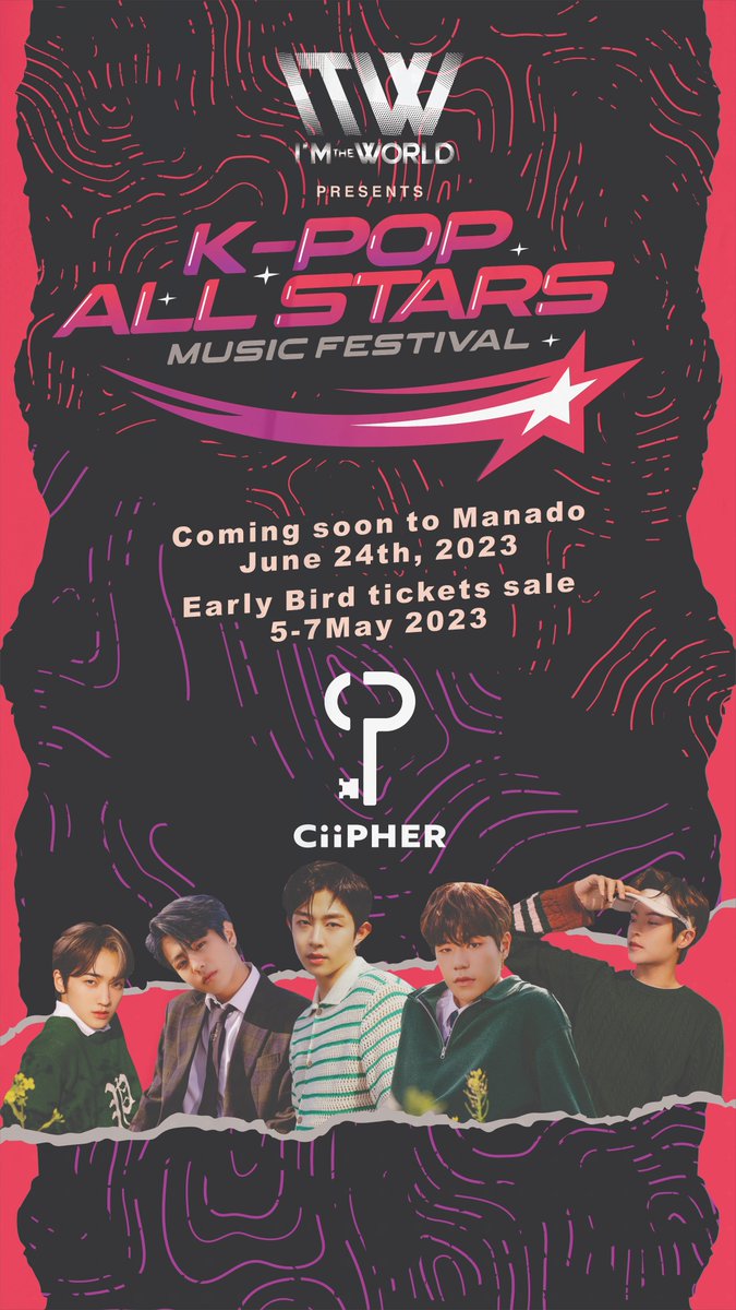 ImTheWorld_Ent's tweet image. Brace yourselves for a night of non-stop excitement and energy as we bring together three of Kpop's most promising rising star groups for one unforgettable concert in Manado!
Together with @CRAXY_OFFICIALS &amp;amp; @tan__official_ 
Coming to Manado, Indonesia!
@RAIN_Ciipher