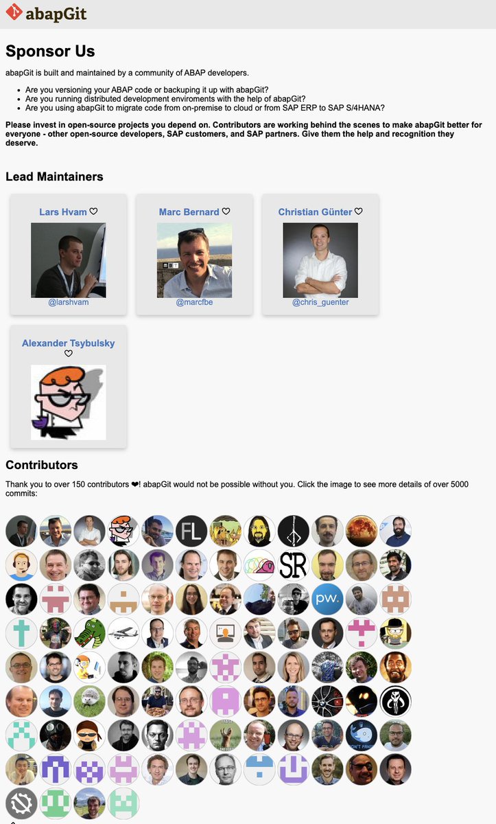 abap2UI5's tweet image. Why is #abap2UI5 running nearly everywhere? 🐎💨
because of the excellent open-source tooling provided by #abapGit and #abaplint, as well as the helpful #abap community members who offer their support
Thanks to you all!
Its always great to see PRs bringing the project forward!