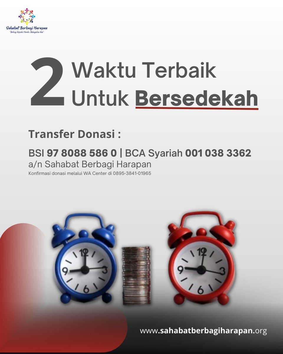 shbt_berbagi's tweet photo. Kapan Waktu Terbaik Untuk Bersedekah Itu ?

Jawab di kolom komentar ya #SahabatBaik

#SedekahTerbaik https://t.co/2dN2EbX8rE