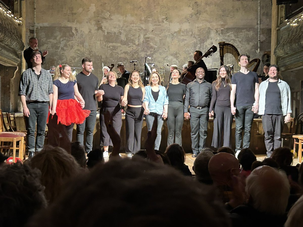 The @natoperastudio crew last night @WiltonMusicHall #CautionaryTales. An excellent take on contemporary opera with great support from @Opera_North orchestra . A memorable night