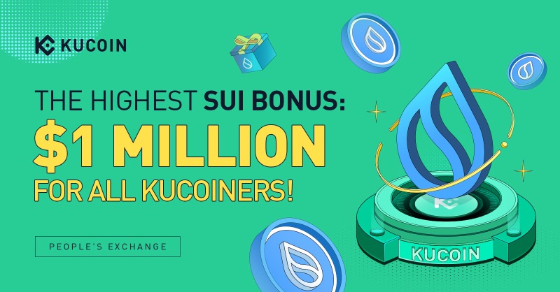kucoincom's tweet photo. $SUI Listing Celebration: Trade and predict to share a $400,000 prize pool!

⏰00:00, May 3 - 23:59, May 7 (UTC) 

🎁Activity A: $50,000 lucky draw prize 
🎁Activity B: SUI quiz campaign, $60,000 in coupons 
 
More activity is on the way, so stay tuned! 

See more in comments ⬇️