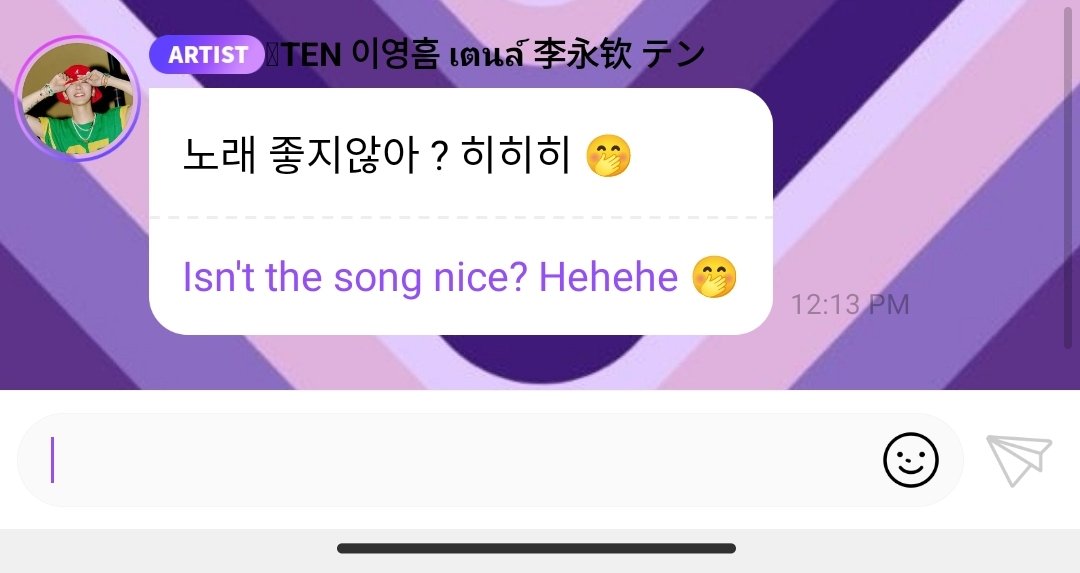 chitta_to_lee's tweet photo. Ten bubble update 🫧

💭 Isn't the song nice ? Hihihi 🤭
 #tenbubble #WayV #TEN #텐버블 #LysnBubble_TEN #Lysn https://t.co/boJiFq3JPV