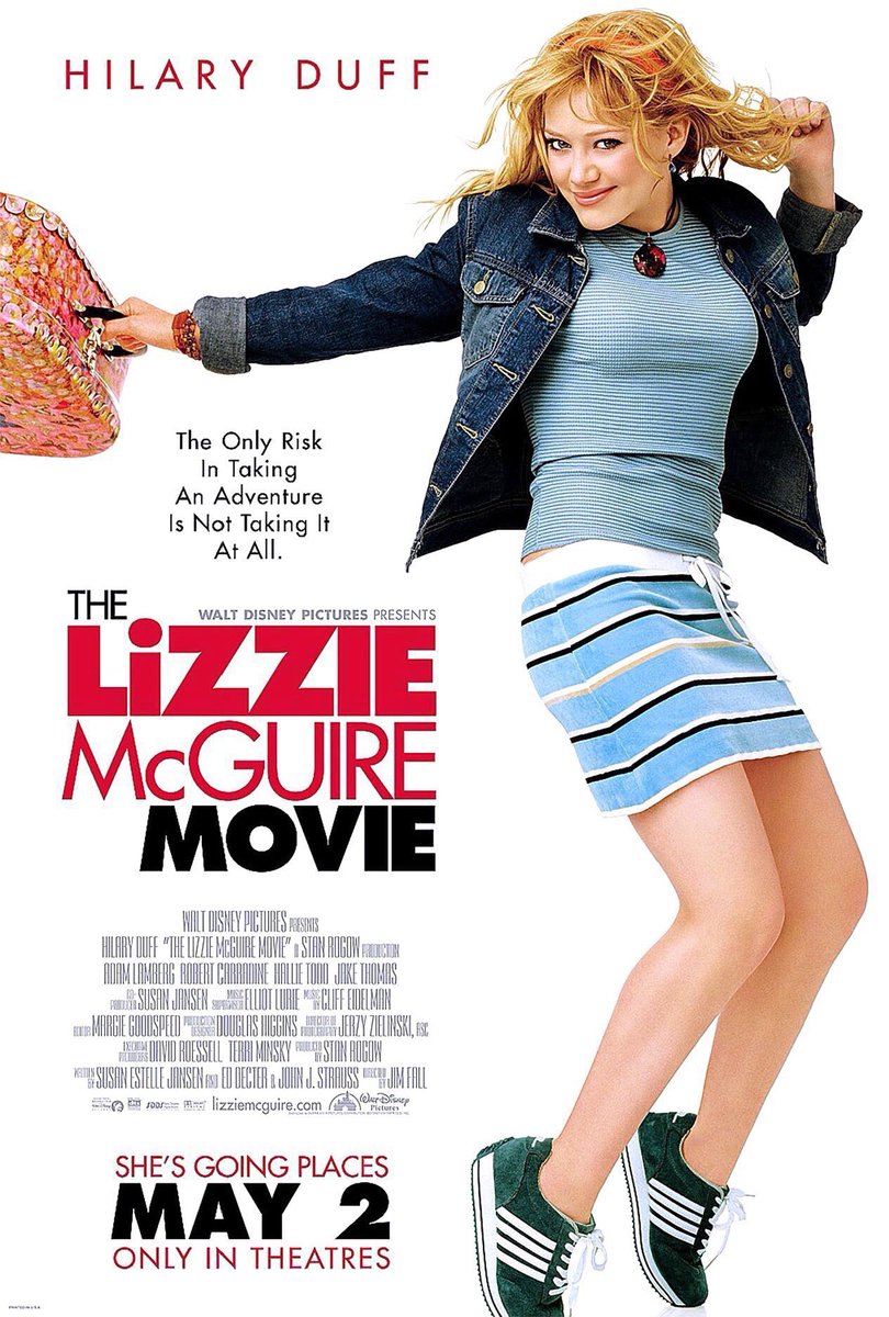 FilmNewsNos's tweet photo. 🎬MOVIE HISTORY: 20 years ago today, May 2, 2003, the movie 'The Lizzie McGuire Movie' opened in theaters!
#HilaryDuff #AdamLamberg #RobertCarradine #HallieTodd @SirJakeThomas #YaniGellman #AlexBorstein #ClaytonSnyder #AshlieBrillault #BrendanKelly #CarlySchroeder #DanielEscobar https://t.co/OjTYHMTmRa