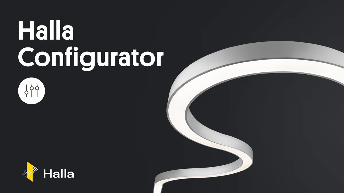 HALLALighting's tweet photo. Would you like to design the shape of a system luminaire according to your imagination in a few minutes? We are introducing the Halla Configurator.  

Find more information on our website: 
https://t.co/OnSRCxwawt

#hallalighting #hallaluminaires #HallaConfigurator #luminaires https://t.co/dbNG8yPhHi