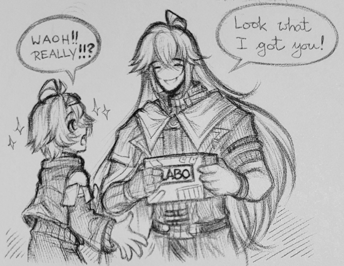 MewKwota's tweet photo. Okay fine here’s one for Shulk too because this wouldn’t leave my mind. Nikol’s Switch is probably bail-jokened by the way. https://t.co/IZOwhKVukB