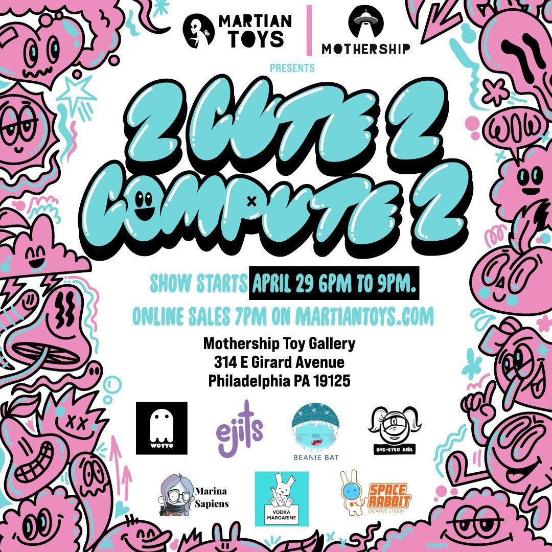 Martian Toys presents: 2Cute2Compute2! Cuteness Overload... ( @martian_toys @erinhunting <a href="/kctararuj/">One-Eyed Girl</a> <a href="/wotto76/">wotto76</a> <a href="/ejits/">Aidan Howya</a> <a href="/marina/">Marina ♡</a>.sapiens @vodka_margarine @space_rabbit_studio ) More info over on SpankyStokes.com - (Link in our bio) —&gt; SWIPE for more… dlvr.it/SnRjby