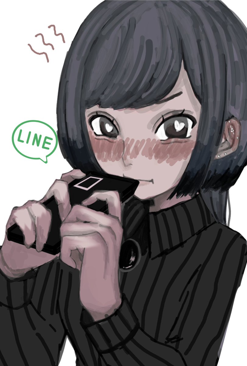 ina_sabu_'s tweet photo. 気になる人
 #イラスト  #illuminatio https://t.co/nfVkViad5D
