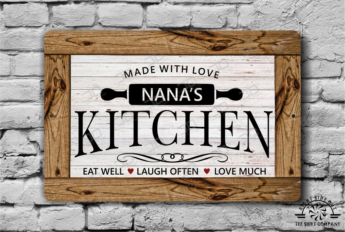 Thanks for the great review Carissa G. ★★★★★! etsy.me/3Ny6eXq #etsy #mothersday #entryway #aluminum #personalizedgifts #metalsign #metalsigns #kitchensign #mamakitchen #giftformom