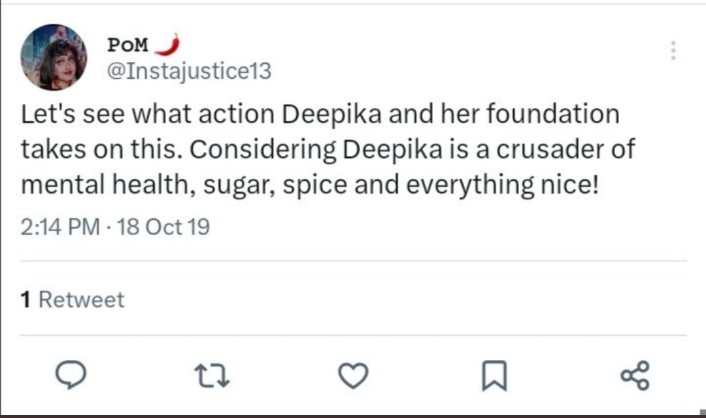 theno1baddie's tweet photo. This account tweets nonsense about deepika too y'all nepotards in quotes should use your brain why she will follow a account who tweets nonsense about her not just alia 🫠 https://t.co/6spsOHsD14