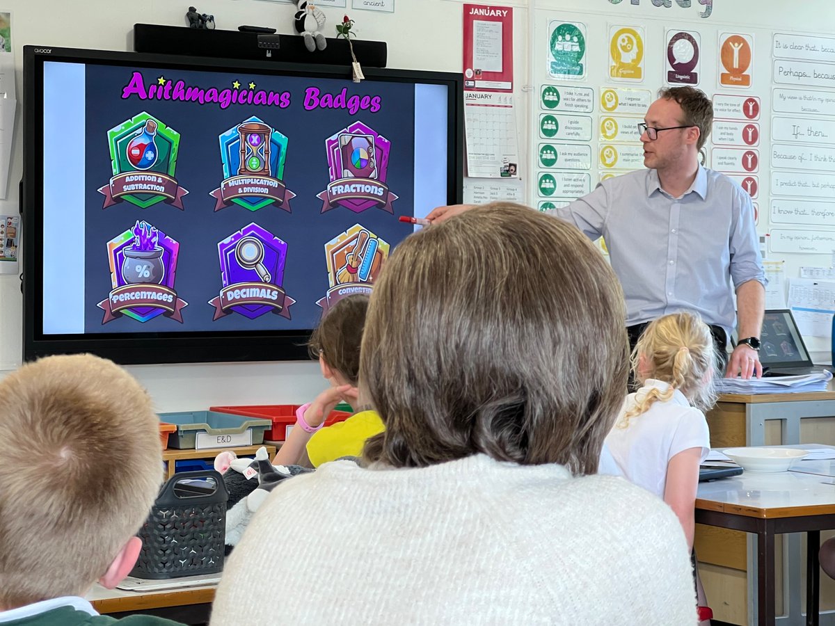 PSMInfants's tweet photo. Brilliant to have so many parents and children attend our @arithmagicians workshop last night. Great work from Mr H in preparing a paper resource to help with the concepts as families become familiar. Excited to see the impact on the childrenβs mental arithmetic. #primarymaths https://t.co/qVivkfzcub