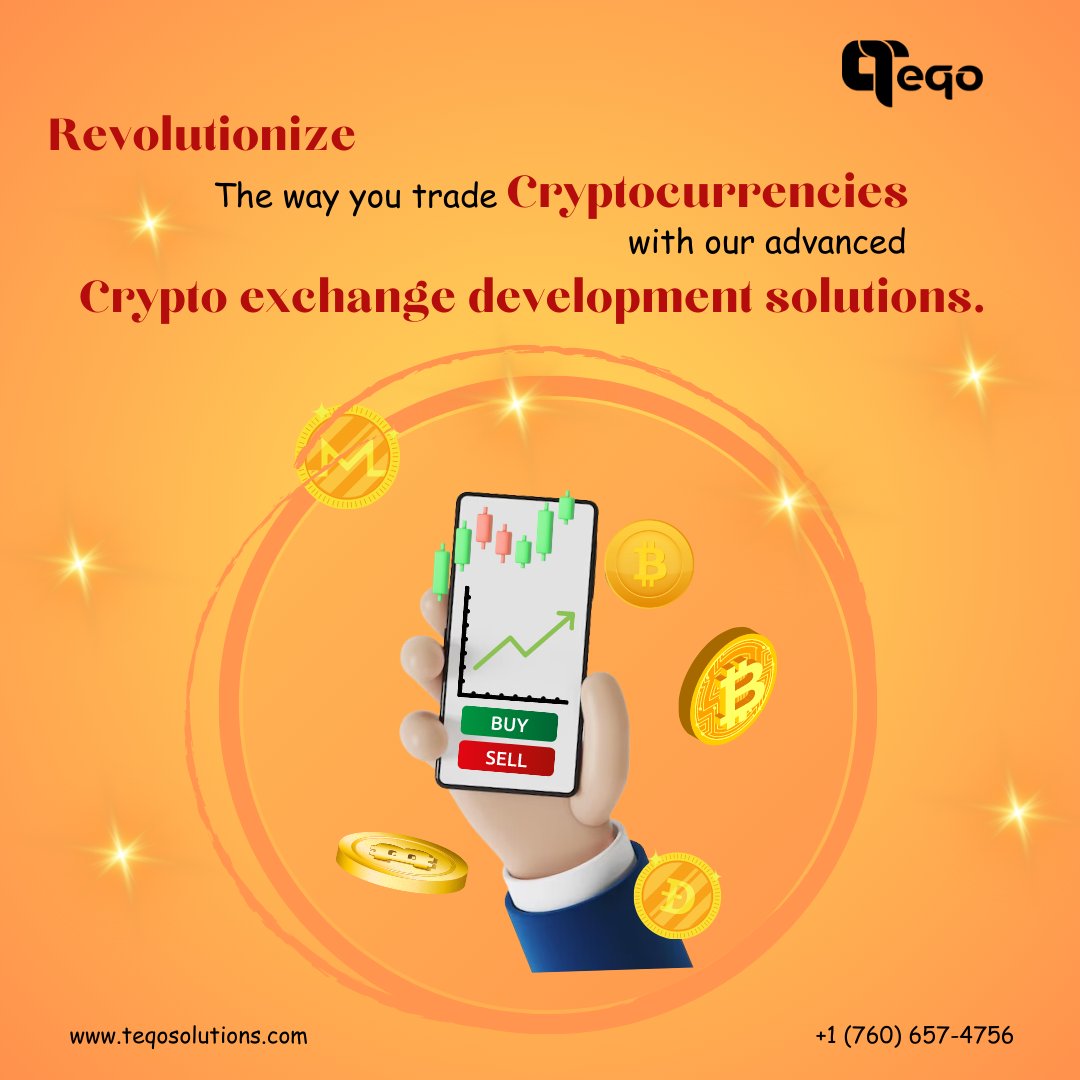 teqosolutions's tweet image. Revolutionize the way you trade cryptocurrencies with our advanced Crypto exchange development solutions.
.
Website- teqosolutions.com
Call Now- +1 7606574756
.
#crypotexchange #exchnagedevelopmnet #developmnet #binance #wazirxindia #Bitcoin  #tech #technology #cryptonews