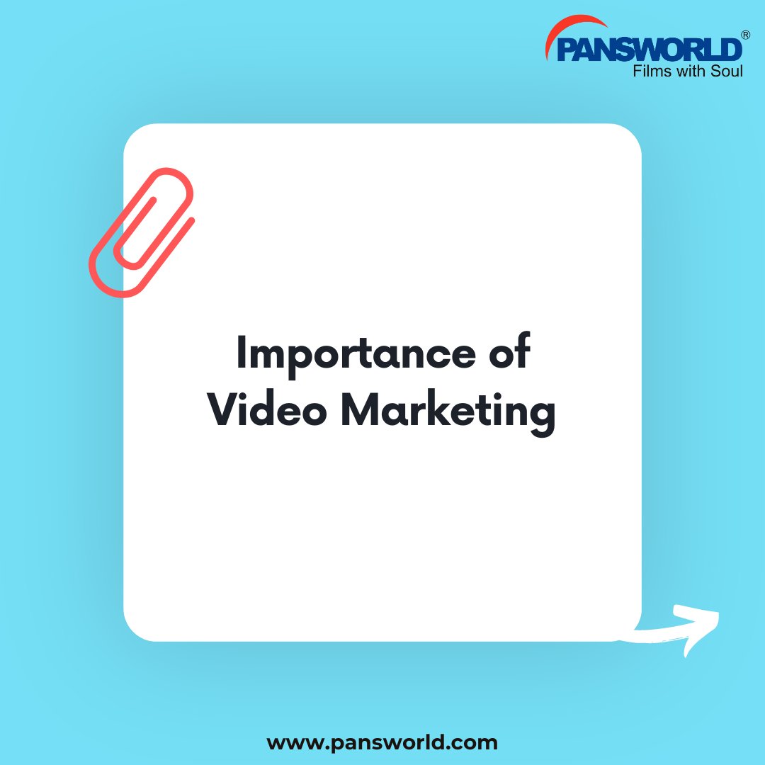Pansworldfilm's tweet image. Want to take your marketing strategy to the next level?
Incorporating video marketing can help you connect with your audience and drive conversions.

#pansworld #pansworldfilms #videomarketing #digitalmarketing #videoproduction #marketingstrategy #corporatefilms #marketingideas