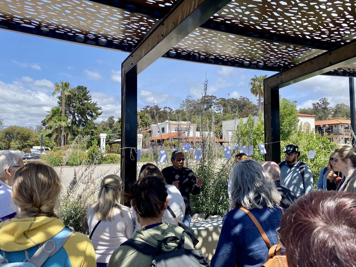 suzannembryant's tweet photo. Where are you from? This essential question guided day one of PBL in Action at High Tech High! Today was full of shared experiences, community partners, &amp; exhibition of our learning both at HTH &amp; the Iipay Tipai Kumeyaay Mut Niihepok in beautiful San Diego! https://t.co/yimmaAdsTT