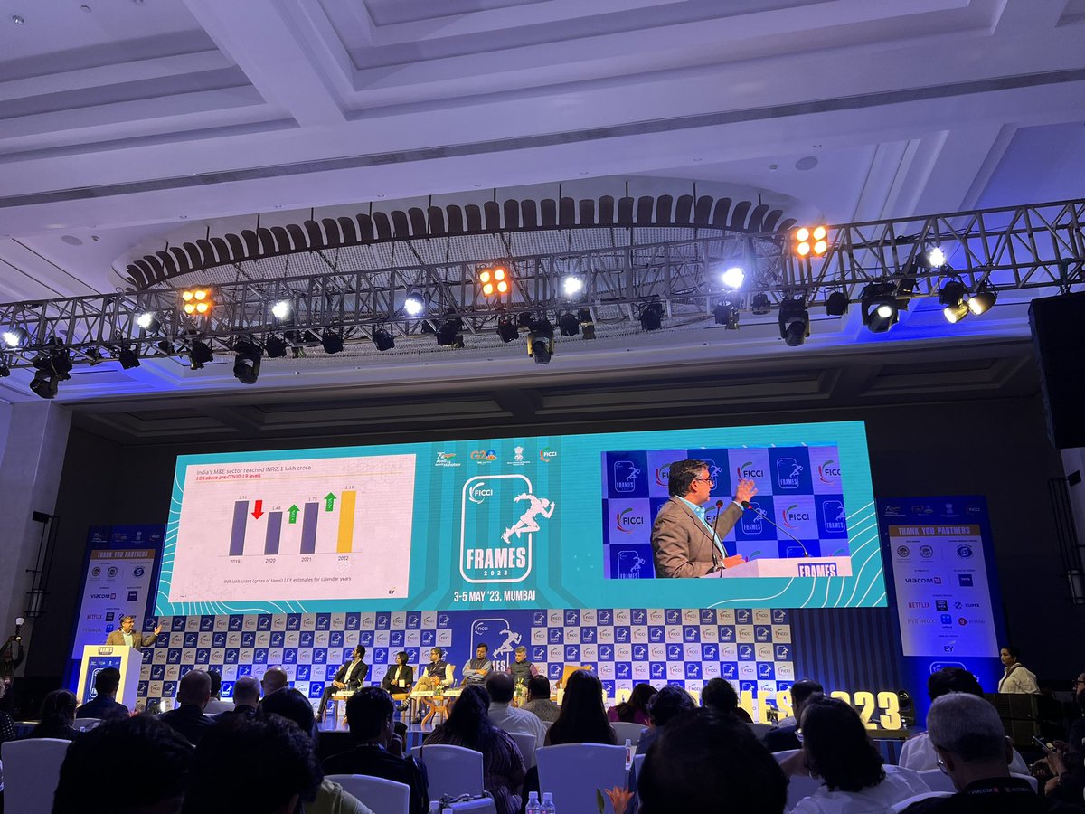 theRohitBansal's tweet photo. “Digital is Rs 50,000 crore
Data charges are Rs 90,000 crore”
— EY
#Datagiri #DigitalIndia #Jiofication #FICCIFRAMES2023 https://t.co/th9nDaOQ7a