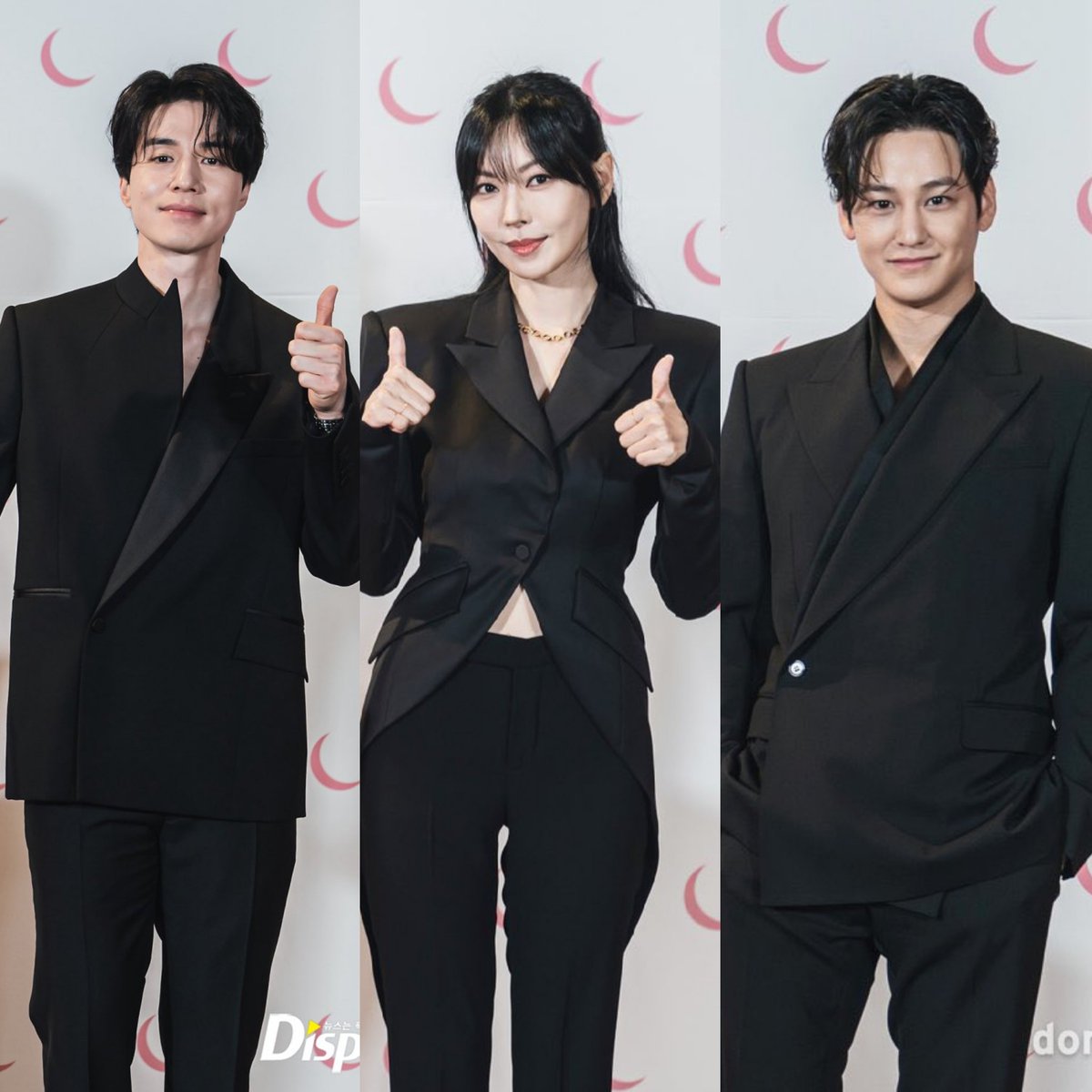 #LeeDongWook, #KimSoYeon, and #KimBeom at the press conference of #TaleOfTheNineTailed1938 today 🖤