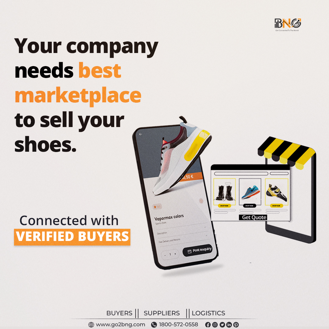 go2bng's tweet photo. Connecting global customers with #localbusinesses.
Start exporting #Shoes and #footwear globally with verified #buyers.
Sign Up today:
📩 info@go2bng.com
https://t.co/V8Kg6oQlpG

 #b2b #localtoglobal #buyandsell #export #import #trading #buyandsellonline #manufacturers https://t.co/k2on2azMbW