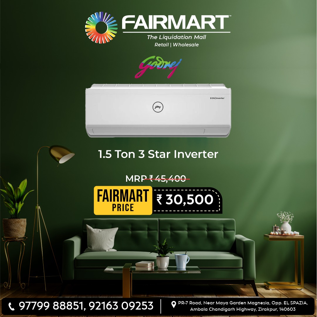 fairmartmall's tweet image. Add more Coolness 🥶 to your Home 🏠 with our largest collection of ACs and stay cool and maintained throughout the summer season. 🌞😎

So don't wait and buy your favorite AC now at attractive prices. 🏃‍♂️🛒

 #acoffer #acsale #attractiveprices #megadeals #FairmartWholesale
