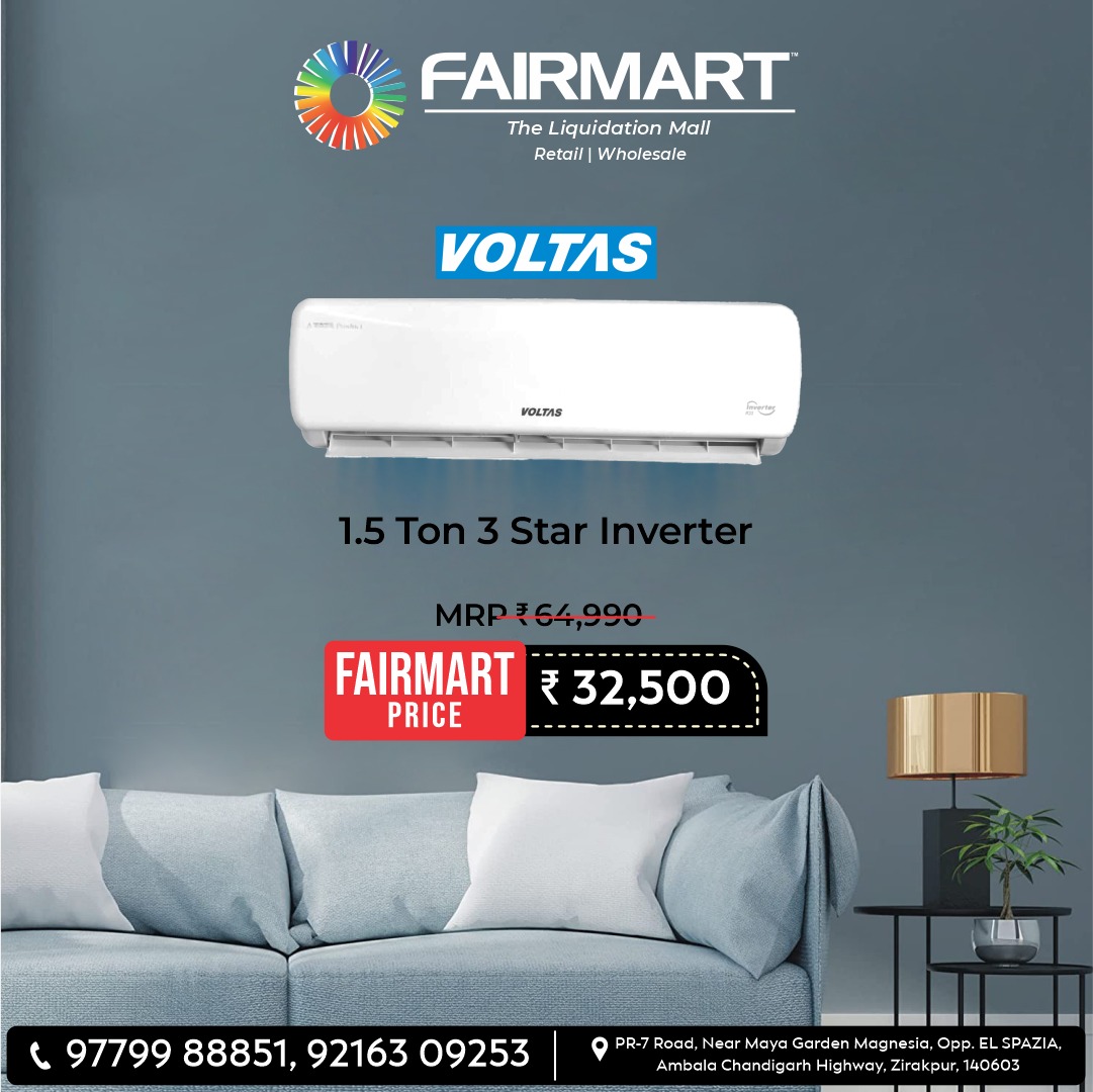 fairmartmall's tweet image. Add more Coolness 🥶 to your Home 🏠 with our largest collection of ACs and stay cool and maintained throughout the summer season. 🌞😎

So don't wait and buy your favorite AC now at attractive prices. 🏃‍♂️🛒

 #acoffer #acsale #attractiveprices #megadeals #FairmartWholesale
