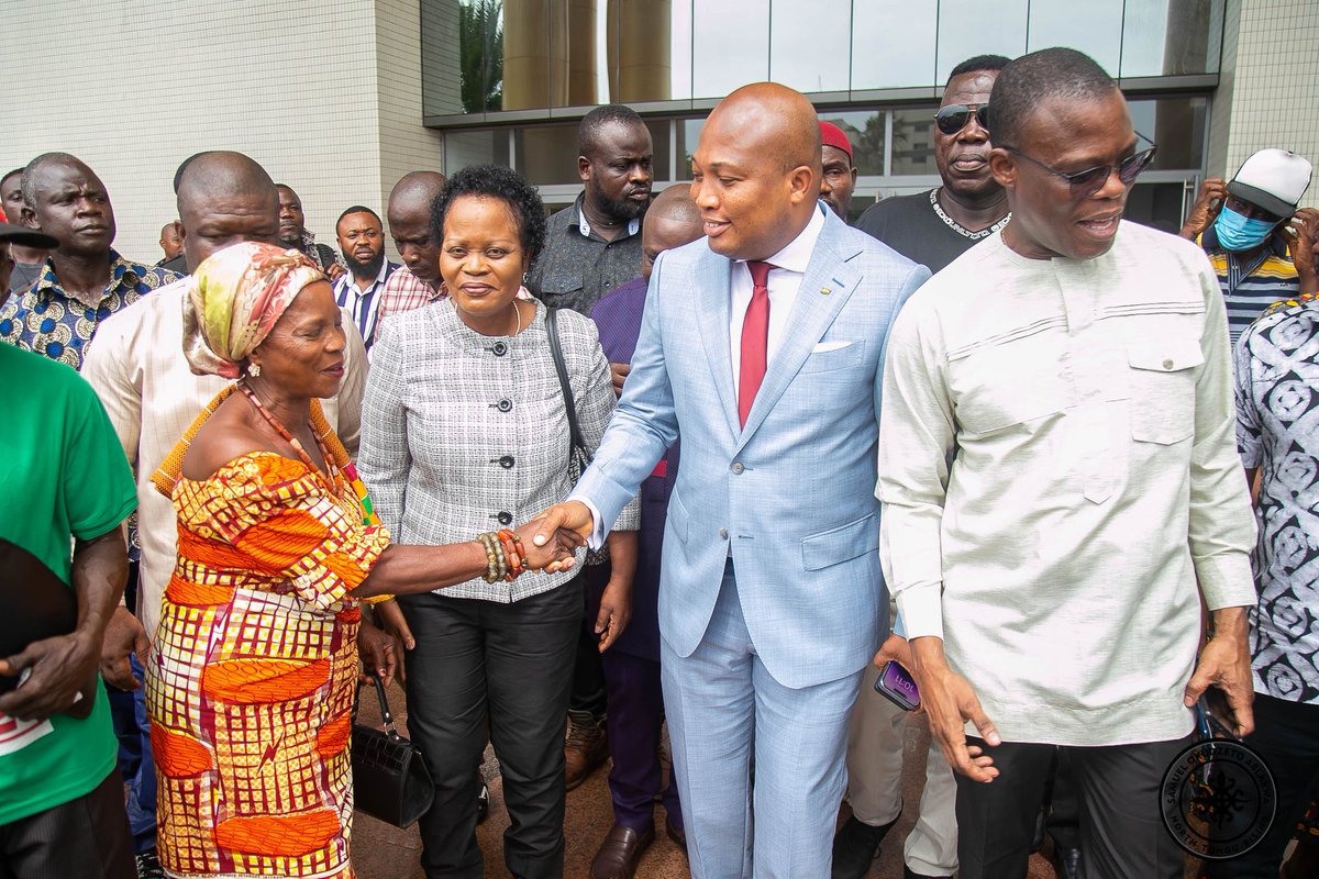 S_OkudzetoAblak's tweet photo. I convey heartfelt appreciation to all Ghanaians for the overwhelming solidarity &amp; support.

Sincerest gratitude to my family, NDC leadership, MPs' Caucus, beloved chiefs &amp; people of North Tongu, friends, pastors &amp; my fantastic legal team.

For God and Country. 

Ghana First 🇬🇭 https://t.co/gMs0LWbAOX