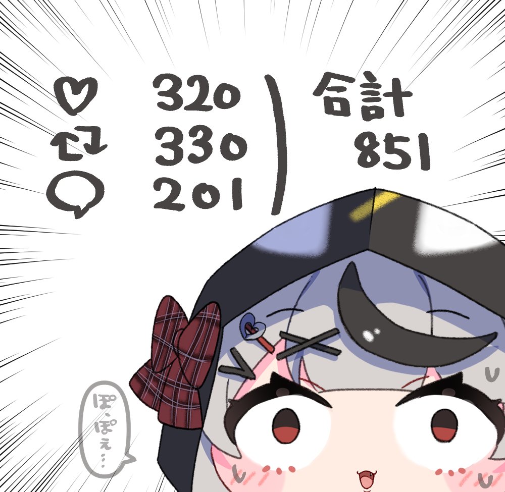 2時間でまさかのこんなに頂けるなんて… ありがとうございます!!!! まだまだお待ちしてますw